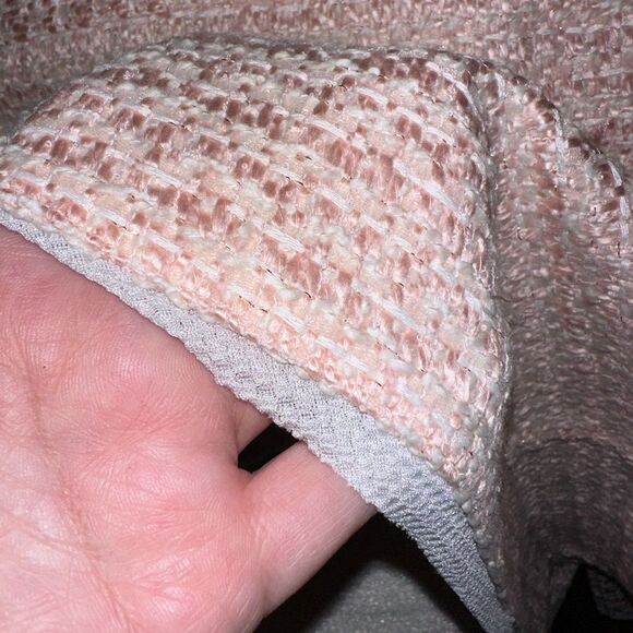 Rachel Roy | NWT Pink Tweed Cropped Jacket | Plus Size 3X - Picture 6 of 8